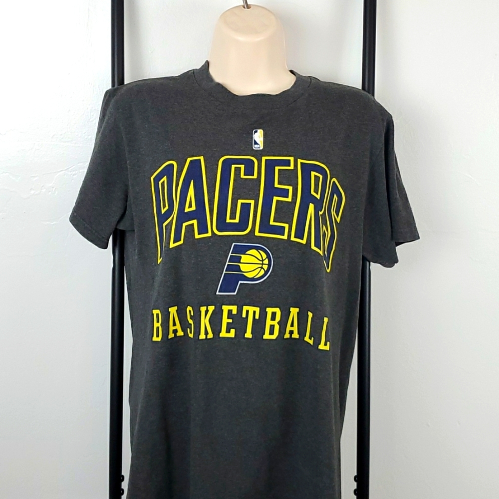 NBA Majestic Pacers Basketball t-shirt top Stephenson #1 graphic size S